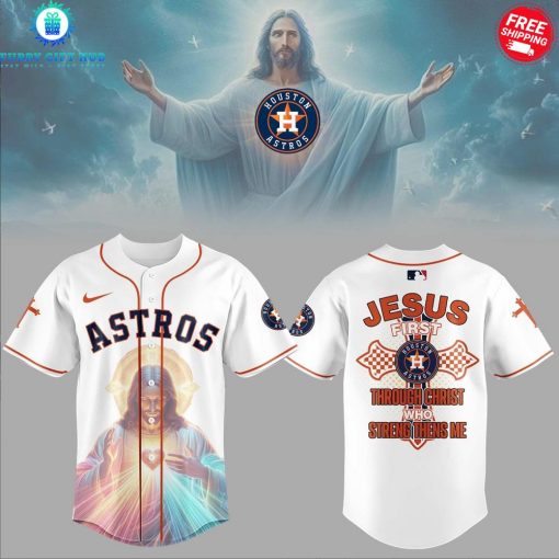 Houston Astros Jesus First Special Baseball Jersey