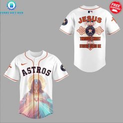 Houston Astros Jesus First Special Baseball Jersey