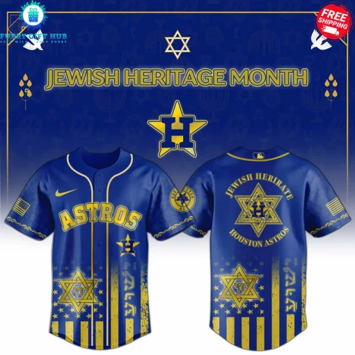 Houston Astros Jewish Heritage Night Limited Baseball Jersey