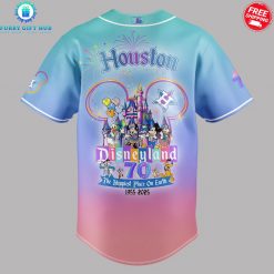 Houston Astros x Disneyland 70th Anniversary Special Baseball Jersey 3