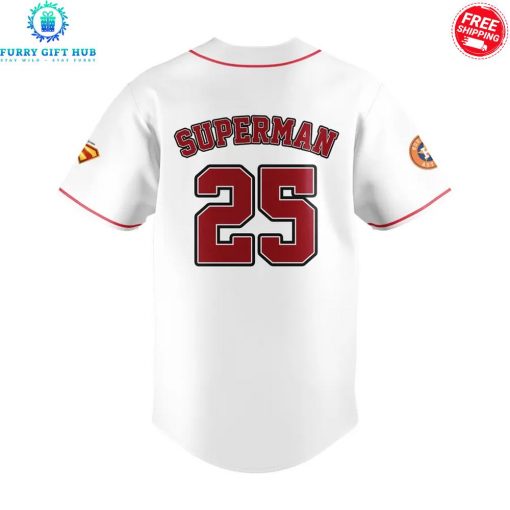 Houston Astros x Superman Night At Daikin Park 2025 Special Baseball Jersey
