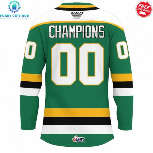 London Knights Memorial Cup Champions 2025 Special Hockey Jersey
