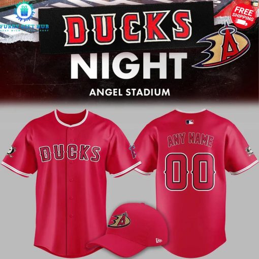 Los Angeles Angels Ducks Night 2025 Personalized Special Baseball Jersey