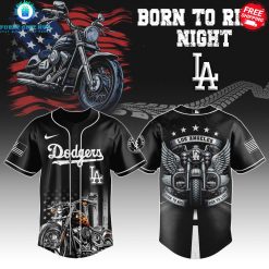 Los Angeles Dodgers Born To Ride 2025 Special Baseball Jersey