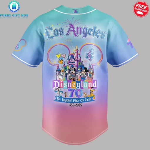 Los Angeles Dodgers Disneyland 70th Limited Baseball Jersey