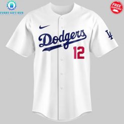 Los Angeles Dodgers Honoring Brian Wilson Special Baseball Jersey