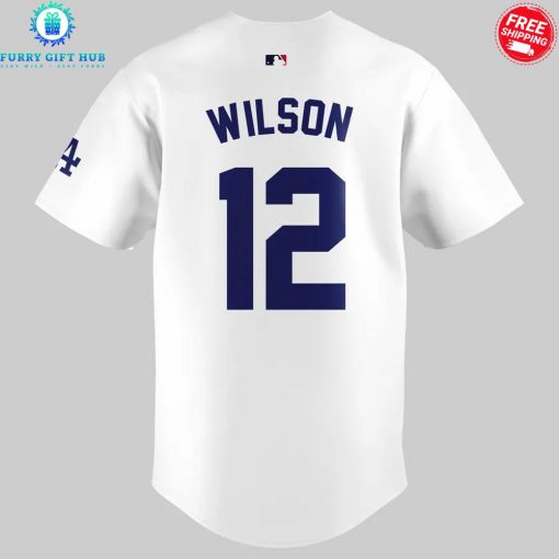 Los Angeles Dodgers Honoring Brian Wilson Special Baseball Jersey