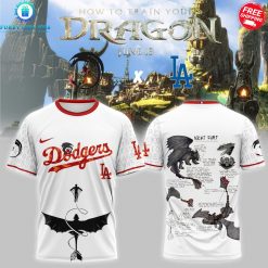 Los Angeles Dodgers How to Train Your Dragon 2025 Special Shirt Collection