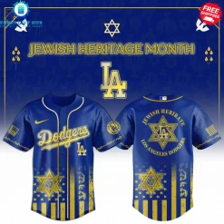 Los Angeles Dodgers Jewish Heritage Night Limited Baseball Jersey