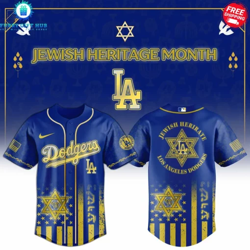 Los Angeles Dodgers Jewish Heritage Night Limited Baseball Jersey