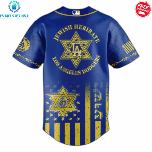Los Angeles Dodgers Jewish Heritage Night Limited Baseball Jersey