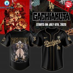 Los Angeles Dodgers x Gachiakuta 2025 Special Baseball Jersey