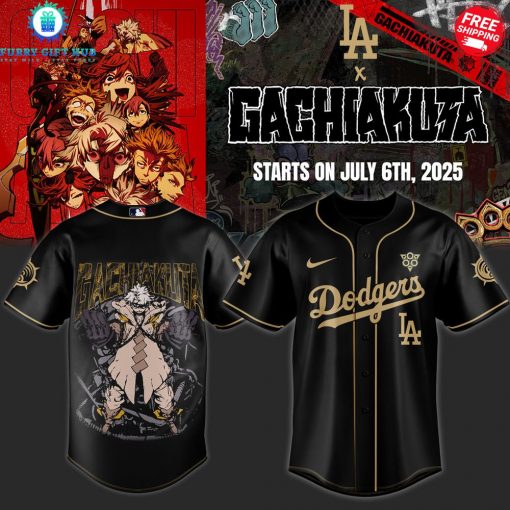 Los Angeles Dodgers x Gachiakuta 2025 Special Baseball Jersey