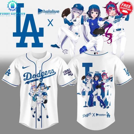 Los Angeles Dodgers x Hololive Night Special Baseball Jersey