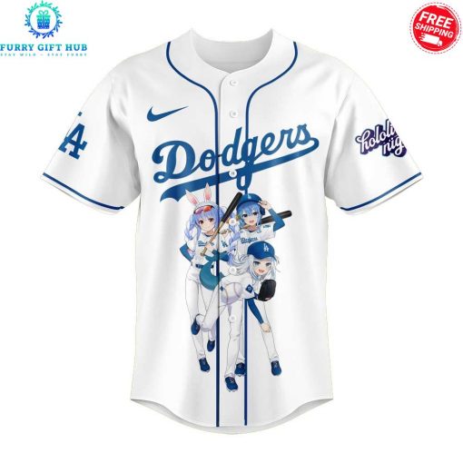 Los Angeles Dodgers x Hololive Night Special Baseball Jersey