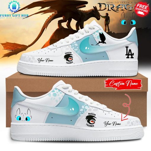 Los Angeles Dodgers x How To Train Your Dragon 2025 Custom Name Special Air Force 1