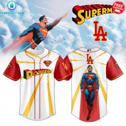Los Angeles Dodgers x Superman 2025 Man Of Steel Special Baseball Jersey