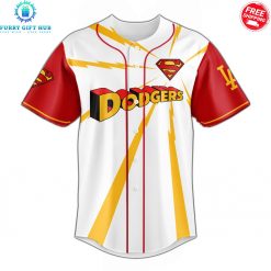 Los Angeles Dodgers x Superman 2025 Man Of Steel Special Baseball Jersey