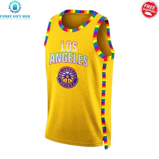 Los Angeles Sparks Pride Night 2025 Special Basketball Jersey