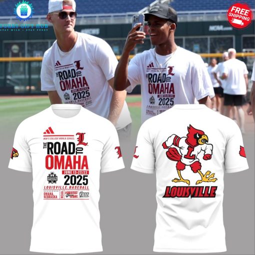 Louisville Cardinals The Road To Omaha 2025 Special Shirt Collection
