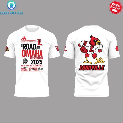 Louisville Cardinals The Road To Omaha 2025 Special Shirt Collection