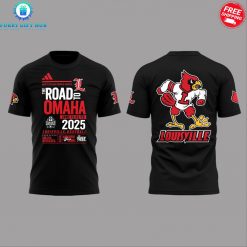Louisville Cardinals The Road To Omaha 2025 Special Shirt Collection 6