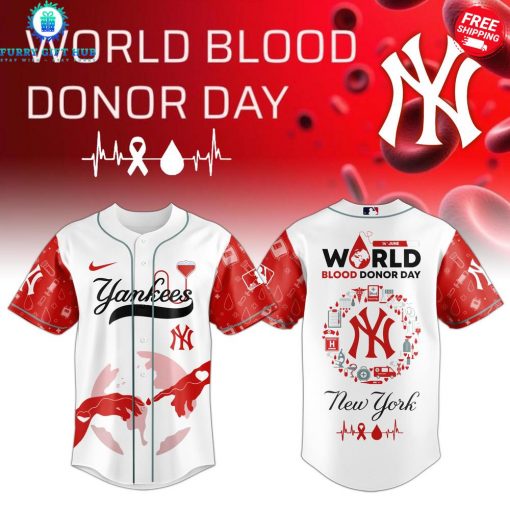 MLB All Team x World Blood Donor Day 2025 Special Baseball Jersey