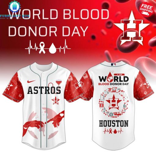MLB All Team x World Blood Donor Day 2025 Special Baseball Jersey