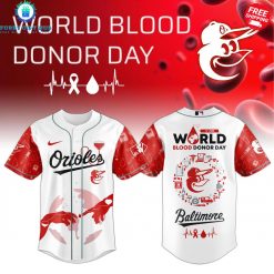 MLB All Team x World Blood Donor Day 2025 Special Baseball Jersey 7