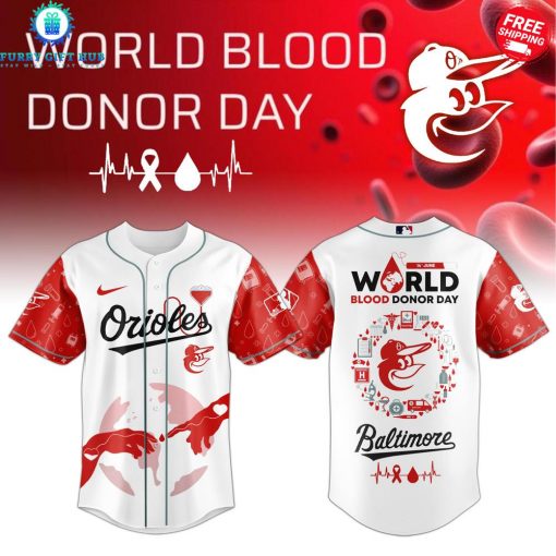 MLB All Team x World Blood Donor Day 2025 Special Baseball Jersey