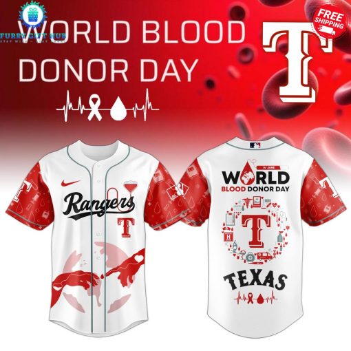 MLB All Team x World Blood Donor Day 2025 Special Baseball Jersey