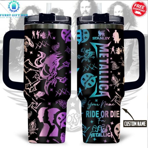 Metallica Ride Or Die Custom Name Special Stanley Tumbler