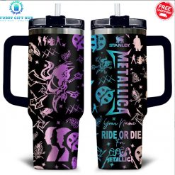 Metallica Ride Or Die Custom Name Special Stanley Tumbler