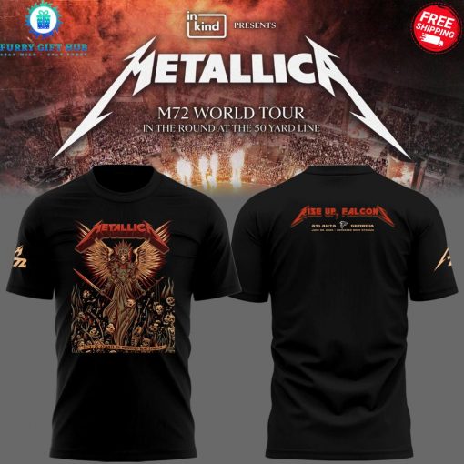 Metallica x Atlanta Falcons Rise Up Falcons Special T-Shirt
