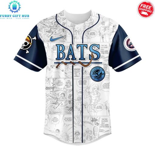 MiLB Louisville Bats x One Piece 2025 Special Baseball Jersey