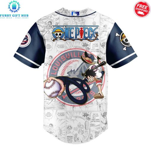 MiLB Louisville Bats x One Piece 2025 Special Baseball Jersey