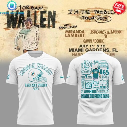 Miami Dolphins x Morgan Wallen Hard Rock Stadium Special Shirt Collection