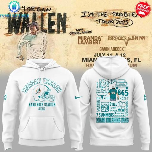 Miami Dolphins x Morgan Wallen Hard Rock Stadium Special Shirt Collection