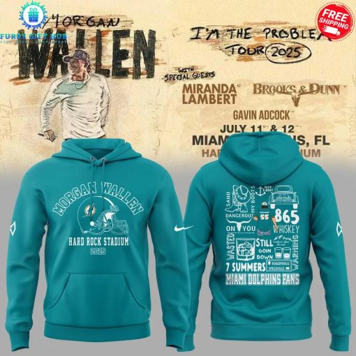 Miami Dolphins x Morgan Wallen Hard Rock Stadium Special Shirt Collection