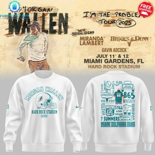 Miami Dolphins x Morgan Wallen Hard Rock Stadium Special Shirt Collection