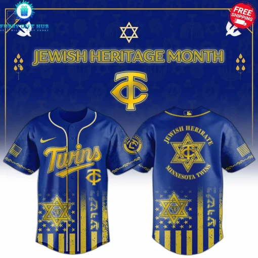 Minnesota Twins Jewish Heritage Night Limited Baseball Jersey