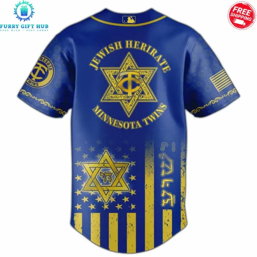 Minnesota Twins Jewish Heritage Night Limited Baseball Jersey
