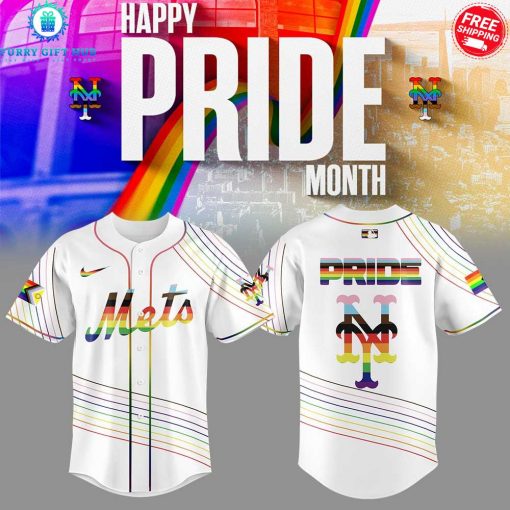 New York Mets Happy Pride Month 2025 Special Baseball Jersey