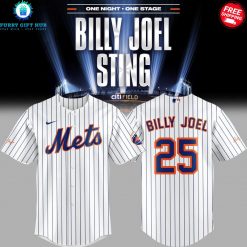 New York Mets x Billy Joel x Sting 2025 Special Baseball Jersey