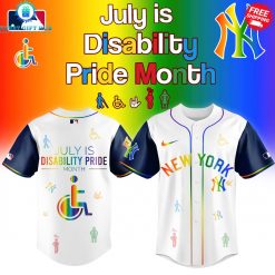 New York Yankees Disability Pride Month 2025 Special Baseball Jersey