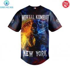 New York Yankees x Mortal Kombat 2025 Special Baseball Jersey 3