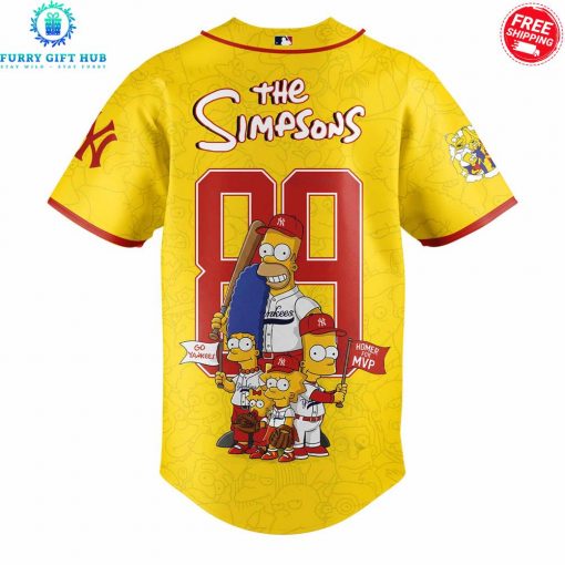 New York Yankees x The Simpsons 2025 Special Baseball Jersey