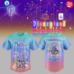 Philadelphia Phillies x Disneyland’s 70th Celebrating Special Baseball Jersey