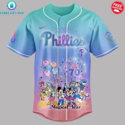 Philadelphia Phillies x Disneyland’s 70th Celebrating Special Baseball Jersey