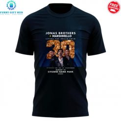 Philadelphia Phillies x Jonas Brothers x Marshmello Living The Dream Tour 2025 Special T-Shirt